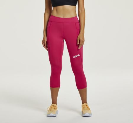 Hoka One One Performance Capri Tight - Calças Justas Mulher Jazzy | PT-extOHE4